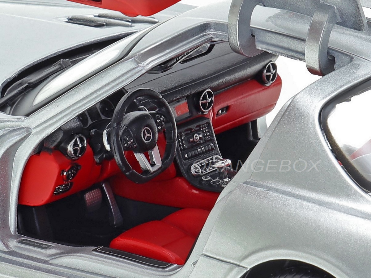 1/18 Maisto メルセデスベンツ SLS AMG シルバー Mercedes Benz SLS AMG Maisto 1:18 Prata - 20 anos! Loja on-line de